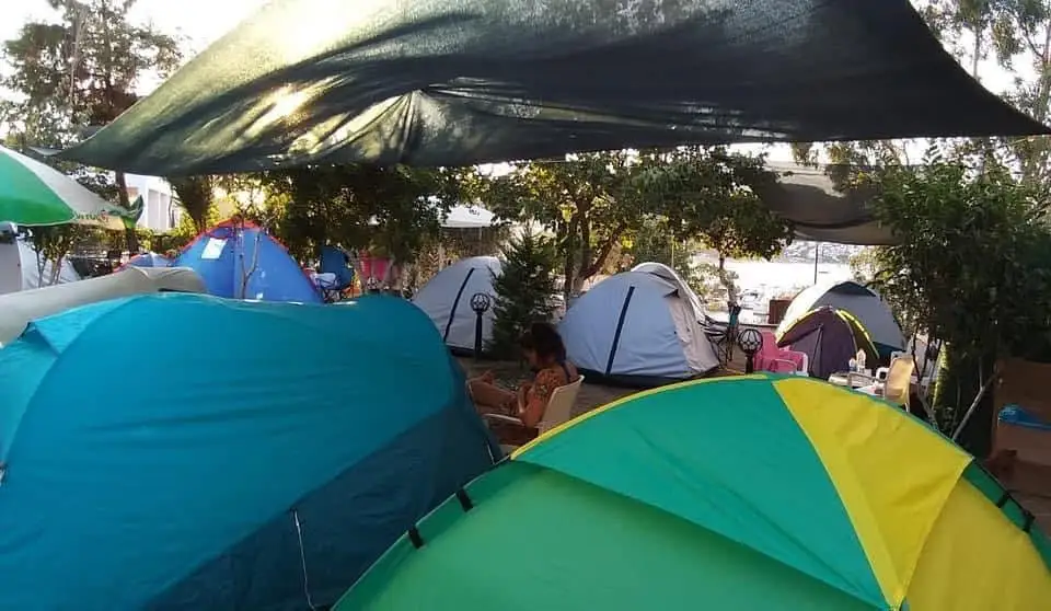 Bodrum Göltürkbükü Çadır Kamping Fotoğrafı