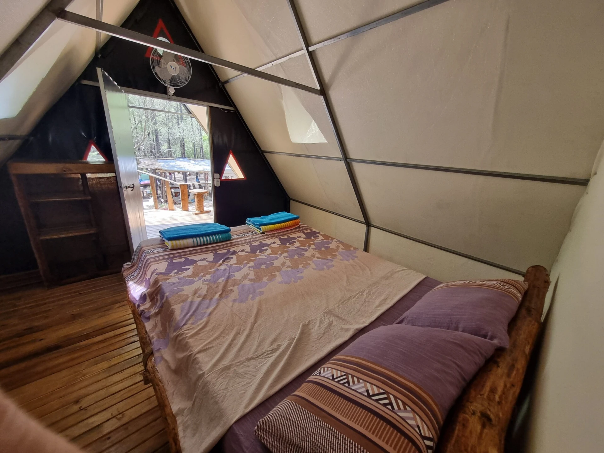 Kabak Koyu glamping çadır içi